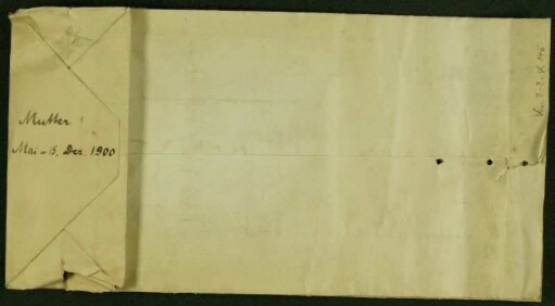 Mutter Mai-15.Dez. 1900