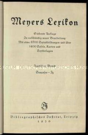 Meyers Konversationslexikon, 7. Auflage, Band 12: Traunsee-Zz