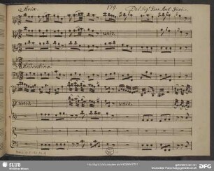 Adriano in Siria. Excerpts - Mus.1-F-82,14-9 : S, strings, bc