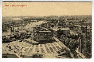 Stettin - Blick stromaufwärts