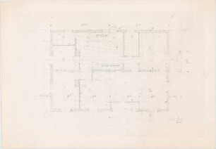 Döllgast, Hans; Wohnhaus - Grundriss OG