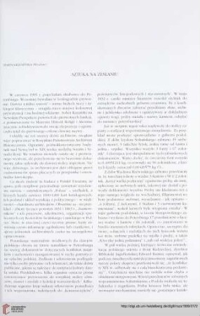 17: Sztuka na zesłaniu