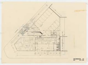 Wohn- und Geschäftshaus Fechnerstraße 27, Berlin-Wilmersdorf: Grundriss Erdgeschoss 1:100