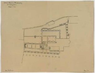 Fischer, Theodor; Basel (Schweiz); Kunstmuseum - Grundriss 2. UG