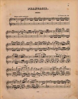Pianoforte-Werke : zu 4 Hdn., 3,15. Fantaisie : op. 103