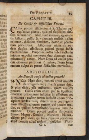 99-128, Caput III. De causis & effectibus peccati