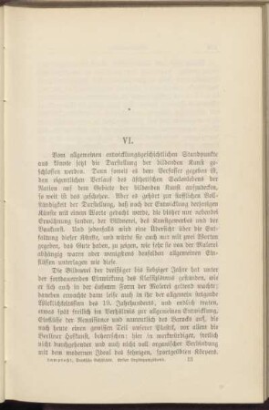 VI. [Bildnerei, Kunstgewerbe, Baukunst]