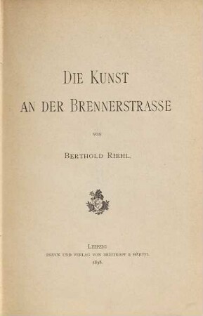 Die Kunst an der Brennerstrasse