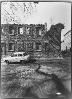 Bautzen. Ruine der Mönchskirche