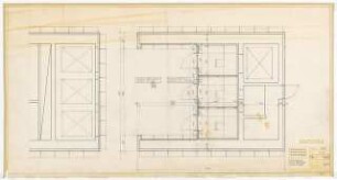 Hochschulbibliothek, Karlsruhe Neubau: Grundriss 2.OG Empore Kernzone, 1:20
