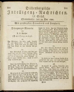 LI. Stück. Sonnabends: den 19. Dec. 1795.
