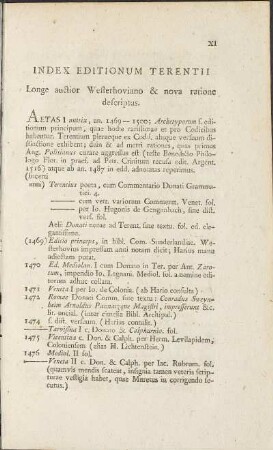 Index Editionum Terentii