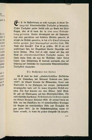 121-139, Das Altniederländische Dankgebet