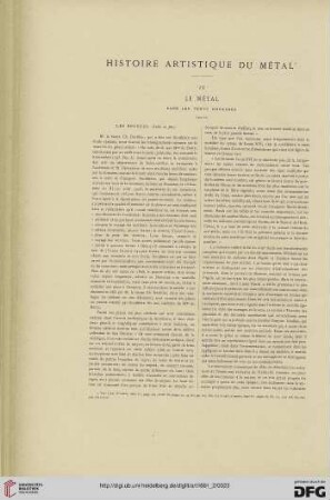 7: Histoire artistique du métal, [1]