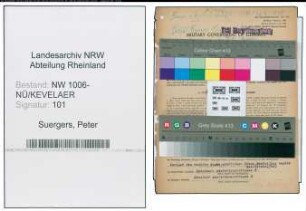 Entnazifizierung Peter Suergers , geb. 02.08.1909 (Angestellter)