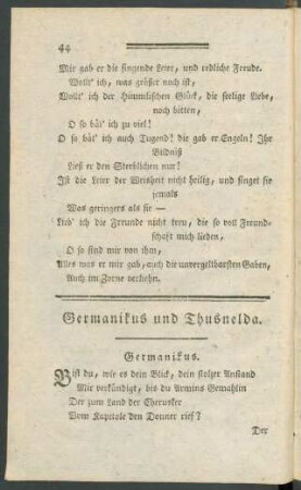 Germanikus und Thusnelda