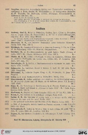 Indien (Nr. 1058-1075)
