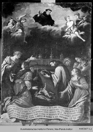 Wunder am Kind des Giovanni Locatelli beim Altar des Filippo Benizzi