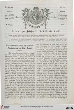 Heft 14 (16. Januar 1874)