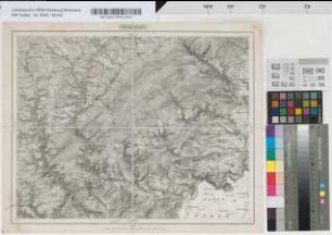 [Topographische Karte 1 : 80.000 von Rheinland und Westfalen-Generalstabskarte -]. Simmern. LF 25° B 49°45'. Gravirt: Terrain v. H. Hindersin, Situation u. Schrift v. A. Meyer 1853.