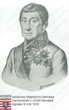 Strauch, Gottfried Freiherr von / Porträt, Brustbild