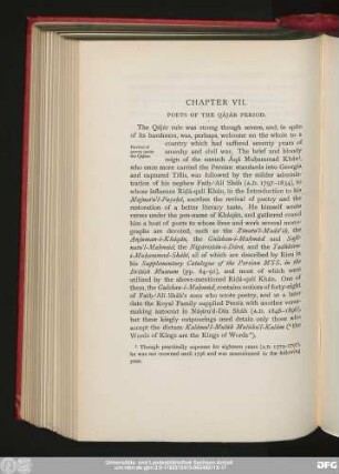 Chapter VII. Poets Of The Qájár Period.