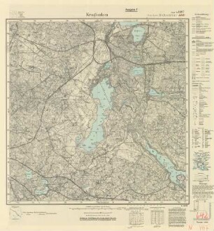 1997 (alte Nr.: 642) Kruglanken, Meßtischblatt (4cm - Karte)