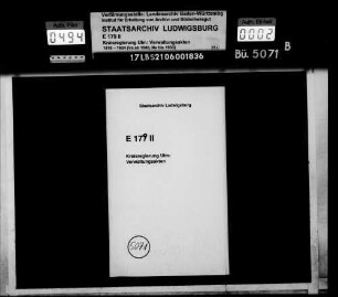 Gemeinderechtsverhältnisse in Böttingen, Bremelau, Buttenhausen und Eglingen