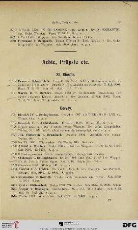 Aebte, Pröpste etc. (Nr. 3722-3770)