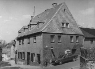 Annaberg-Buchholz, Fleischergasse 6. Wohnhaus. Eckansicht