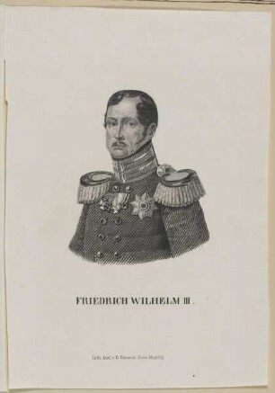 Bildnis des Königs Friedrich Wilhelm III. von Preußen