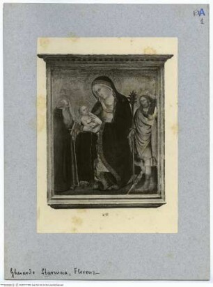 Madonna und zwei Heilige