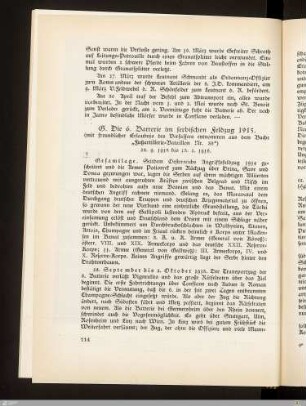 G. Die 6. Batterie im serbischen Feldzug 1915