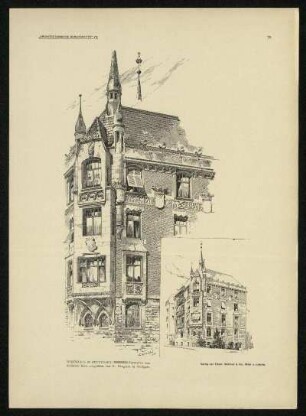 Tafel 78: Wohnhaus in Stuttgart