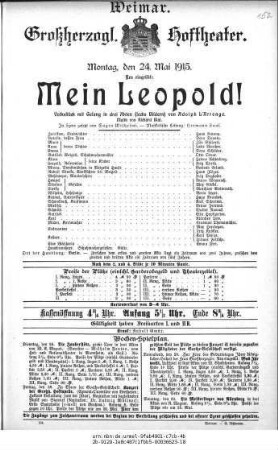 Mein Leopold!