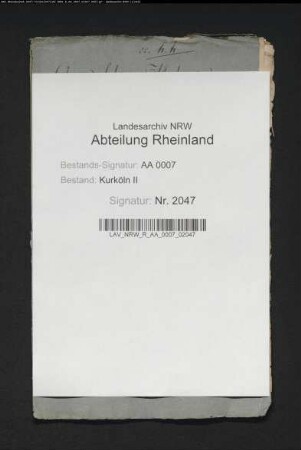 Gesuch des Grondahl von Malmédy zur Anlage einer Lederfabrik in (Euskirchen-) Weidesheim