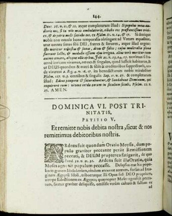 Dominica VI. Post Trinitatis.