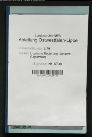 Stellung von Pferden zum Kriegsdienst, Band 8