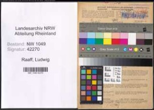 Entnazifizierung Ludwig Raaff , geb. 06.07.1899 (Kaufmaennischer Angestellter)