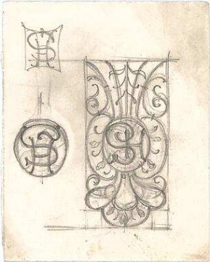 Gmelin, Leopold; Sammlung Gmelin: Kunstgewerbe - Kiste IV - Ornament (Details)