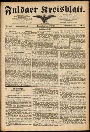 Ausgabe vom Donnerstag, den 20. März 1902.