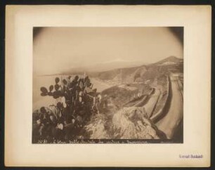 Ätna: Panorama von der Straße nach Taormina gesehen