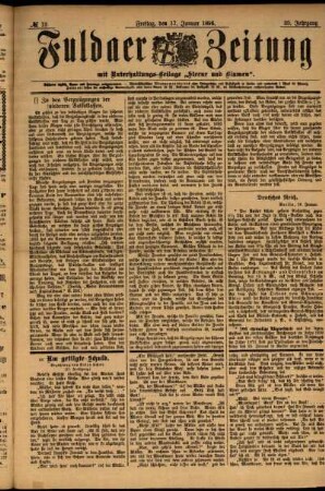 Ausgabe vom Freitag, den 17. Januar 1896.