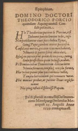 Epitaphium.