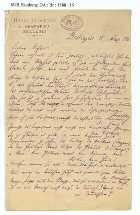 Brief an Richard Dehmel