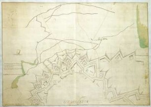 WHK 23 Österreichischer Sukzessionskrieg 1740-1748 bis zum Aachener Frieden: Plan der Belagerung von Bergen op Zoom durch die Franzosen, 14. Juli 1747