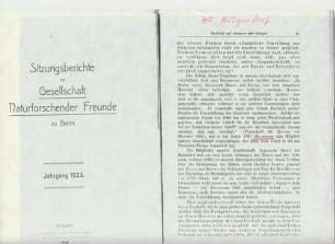 Auszug aus "Sitzungsberichte der Gesellschaft Naturforschender Freunde zu Berlin"