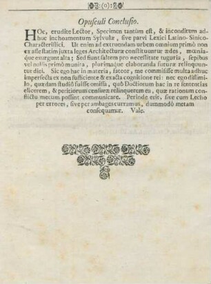 Opusculi conclusio