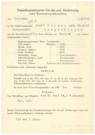 Beiter, Adolf