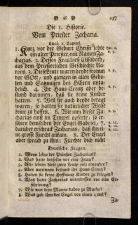 237-248, Die 1. - 4. Historie
